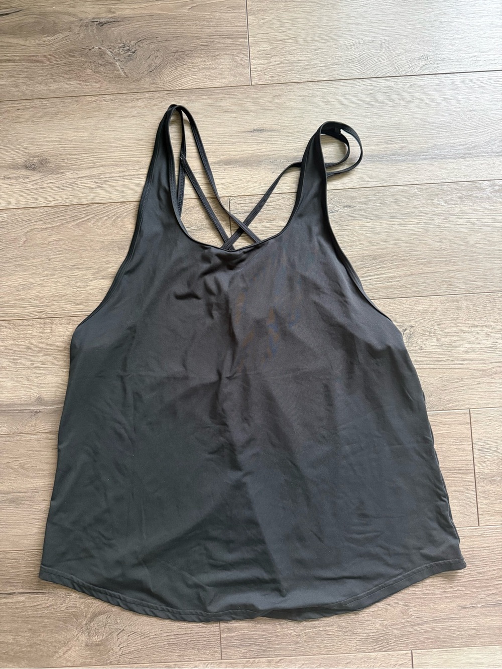 KIAVA Black strappy Tank Top